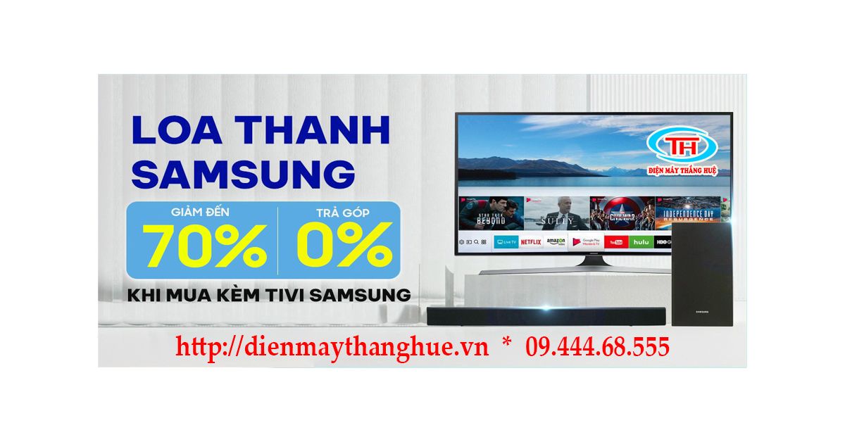 Loa thanh Samsung giảm giá khi mua kèm tivi Samsung