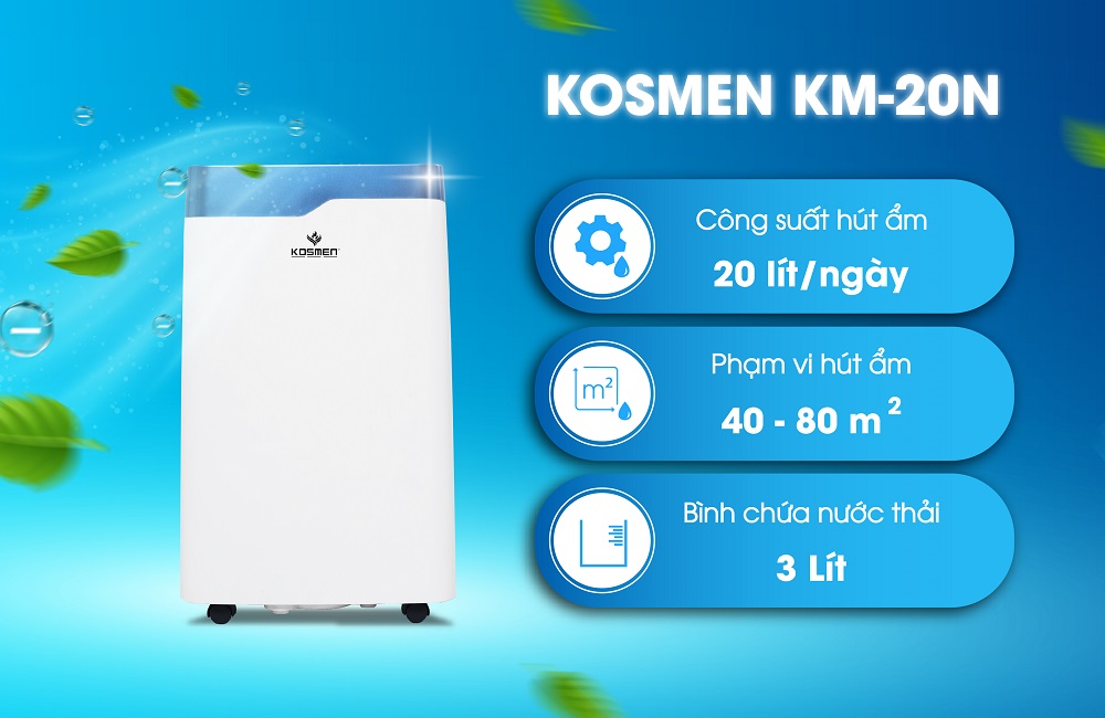 may-hut-am-kosmen-km-20n-cong-suat-manh-me