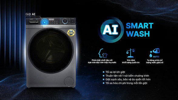 Máy giặt Aqua AQD-D903G - Công nghệ AI