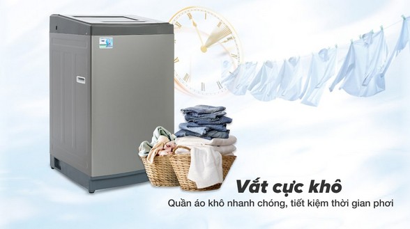 Máy giặt Aqua 8 KG AQW-KS80GT - Vắt cực khô