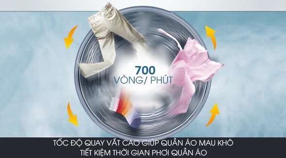 Máy giặt Aqua 9 Kg AQW-S90CT - Vắt cực khô