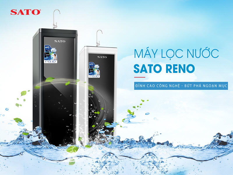 Máy lọc nước SATO thế hệ mới - Sato Reno RN4410a - 10 cấp lọc