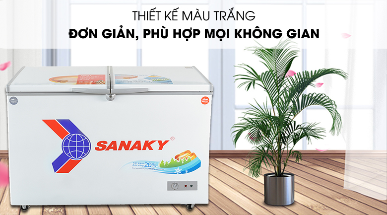 Tủ đông Sanaky 260 lít VH-3699W1 - thiết kế tiện dụng